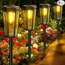 KINKAI Solar Pathway Lights Outdoor - 6 Pack Solar Garden Lights Driveway Light Landscape Lighting for Outside Walkway Patio Sidewalk Yard (Warm Light) by GreenHaven Gardens