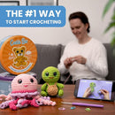 Cookie Box Crochet Kit for Beginners - Learn to Craft Amigurumi Stuffed Animals - Knitting Gift for Kids and Adults - Beginner-Friendly Yarn - Stitch-by-Stitch Video Tutorial - Oyster Pearl by TinyTreasures Baby Boutique