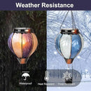 18inch Hot Air Balloon Solar Lantern with Flickering Flame Hanging Solar Outdoor Lantern Lights Waterproof Lanterns for Garden Patio Yard Party Decoration by GreenHaven Gardens