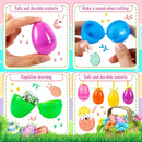 180Pcs Easter Eggs, 2.3" Fillable Bright Colors Plastic Easter Eggs Empty for Easter Hunt, Easter Basket Stuffers, Party Favor, Classroom Prize Supplies by TinyTreasures Baby Boutique