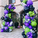 130pcs Purple Balloons Different Sizes 18" 12" 10" 5" Party Latex Balloons for Birthday Baby Shower Halloween Wedding Valentine's Day Party Bachelorette Decorations by CozyNest Decor