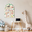 R HORSE My First Year Photo Frame Board, 3D Wild One Birthday Decoration, Jungle Themed Baby First Year Picture Frame 12 Months Milestone Display Wood Board Nursery Decor Gift for Boy Girl by TinyTreasures Baby Boutique