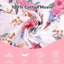Rquite Muslin Car Seat Cover Baby, Carseat Covers Baby Girl Boy, Breathable Lightweight Infant Car Seat Cover, Baby Carrier Cover Car Seat Canopy Stroller Sun Shade for Summer & Hot Day, Universal Fit by TinyTreasures Baby Boutique