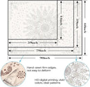 Lunerfex Boho Floral Tapestry Mandala Wall Tapestry, Cute Tapestries for Bedroom Beige Flower Tapestries Wall Hanging for Bedroom Living Room Decor Beige-1 70"x90" by CozyNest Decor