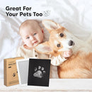 4-Pack Inkless Baby Hand and Footprint Kit - Mess Free Ink Pad for Newborn Keepsake, Dog Nose & Paw Print Kit, Clean Touch Ink Pad for Baby Hand & Footprints, Ideal New Mom Gifts (Gold/Silver, L) by TinyTreasures Baby Boutique