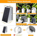 KINKAI Outdoor Solar Lights - 6 Pack Fence Lights Solar Deck Light Outdoor Wall Light with 11 Lighting Modes for Outside Garden Stairs Pool (Warm Light) by GreenHaven Gardens