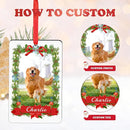 Personalized Christmas Ornament 2025 - Custom Dog Photo & Name, 1st Xmas Gift for Pet Lovers - Customized Dog Ornaments for Christmas Tree, Pet Memorial Gifts by TinyTreasures Baby Boutique