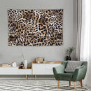 HZOHNAGO Leopard Print Tapestry Nature Wildlife Vintage Cheetah Fur Spot Animal Skin Wild Animals Spots Printed Wall Tapestry Painting Wall Hanging for Bedroom Living Room Dorm 90" W x 60" H by CozyNest Decor