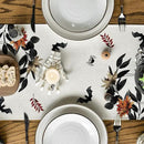 Artoid Mode Pumpkin Ghost Leaves Spider Web 210 GSM Halloween Table Runner, Spooky Kitchen Dining Table Decoration for Home Party Decor 13x120 Inch by CozyNest Decor