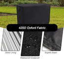 Kingling Prep Table Cover for 30 inch Keter Unity Table, Waterproof Outdoor Stainless Steel Table Cover Protection for Patio Metal Grill Work Table/Cart - 30''L x 24''W x 35''H by CozyNest Decor
