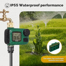 MOES Sprinkler Timer, Brass Inlet & Outlet, Programmable Automatic Irrigation Controller, Rain Delay, Manual Watering, 1 Zone Water Hose Timers for Gardens, Lawns, and Hose Systems by GreenHaven Gardens