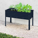 Best Choice Products 48x24x30in Galvanized Raised Garden Bed, Metal Elevated Planter Box, Vegetable Garden for Backyard, Patio, Balcony - Navy Blue by GreenHaven Gardens