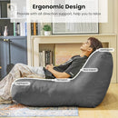 Bean Bag Chair Lazy Bean Bag Sofa, Floor Beanbag Chairs with Stuffed High-Density Foam, Memory Foam Bean Bag Sofa for Living Room, Bedroom and Office by TinyTreasures Baby Boutique