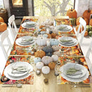 Fall Placemats Set of 6 Thanksgiving Pumpkin Plastic Table Mats Farmhouse Rustic Place Mats Sunflower Dinner Mat Autumn Seasonal Holiday Party Decoration for Indoor Outdoor Party Kitchen Dining by CozyNest Decor
