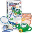 Science Kid Bug Catcher Kit, FunKidz Outdoor Activities Gift Butterfly Bug Habitat with Magnified Viewer Bug Catching Kit for Boys 3-12 Includes Net Catcher, Tweezers, Record Lists by TinyTreasures Baby Boutique