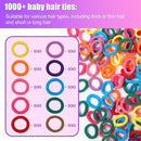 FUNiOi Kids Art and Craft Kit, Rubber Band Bracelet Make Toy, Cat Weaving Comb, 1000+ Colorful Hair Ties, DIY, Organizer Case, Gift for Girls 7-12 Years by TinyTreasures Baby Boutique