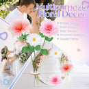 Havawish 3pcs 19.7in Giant Butterfly Flowers Decoration for Wedding Reception, Artificial Gauze Large Flower Butterflies Prop for Wedding Banquet Ceremony Church Party(Flowers) by GreenHaven Gardens
