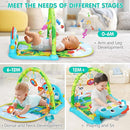 UMIKU Baby Gym Play Mats Baby Toys Tummy Time Mat Musical Activity Center for Newborn Infant Piano Babies Play Mat Music & Light Newborn Infant Gifts for Babies 0-3 6 9 12 Months Dinosaur Style by TinyTreasures Baby Boutique