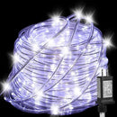 100FT Rope Lights Outdoor, Connectable Trampoline Lights 300LED String Lights Flexible Clear Tube Light Waterproof Rope Light 8 Modes for Camping Yard Pool Canopy Deck Home Outdoor Indoor Decor by GreenHaven Gardens