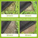 3x100ft 3.2OZ, Weed Barrier Landscape Fabric Heavy Duty, Woven Weed Control Fabric, High Permeability Good for Flower Bed, Geotextile Fabric Underlayment, Driveway (6ft*100ft) by GreenHaven Gardens