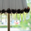 H&D 15pcs Large Clear Crystal Chandelier 60mm Icicle U-Drop Prisms Lamp Parts Brass Connectors by GreenHaven Gardens