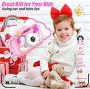 Upgrade Unicorn Kids Camera, Christmas Birthday Gifts for Girls Boys Age 3-12, 1080P HD Selfie Digital Video Camera for Toddlers, Cute Portable Little Girls Boys Gifts Toys for 3 4 5 6 7 8 9 Years Old by TinyTreasures Baby Boutique