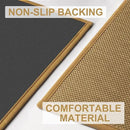 LEKEEPGO Door Mat 24"x36", Non Slip Door Mat Indoor Entrance, Rubber Backing Front Indoor Door mat Washable Absorbent Low-Profile Entryway Entry Resist Dirt Inside Door Mats, Light Brown by CozyNest Decor