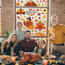 9 Sheets Thanksgiving Window Clings, 115PCS Thanksgiving Decorations Window Stickers, Turkey Decal Stickers with Cute Cones Nuts Maple Leaves Patterns for Fall Harvest Decorations Decor Accessories by CozyNest Decor