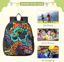 Monster Truck Car Toddler Backpack Waterproof Mini Backpack Boys/Girls Cute Small Backpack Kindergarten Pre School Bags 13 Inch by TinyTreasures Baby Boutique