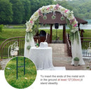 RUBFAC Metal Garden Arch, Wedding & Event Decoration, Garden Trellis for Climbing Plants, Assemble Freely 2 Sizes for Various Climbing Plant Roses Vines Bridal Party Decoration, Army Green, 1 Pack by GreenHaven Gardens