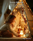 Homemory 4 Pack 20 Ft 60 LED Fairy Lights Battery Operated Christmas Lights with Remote Waterproof 8 Modes Firefly Twinkle String Lights for Party Bedroom Wedding Halloween Decorations by GreenHaven Gardens
