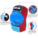 Youth/Kids Knee Pads Elbow Pads Wrist Guards Protective Gear Set for 3-15 Years Child Roller Skates, Skateboard, Cycling, Inline Skating, BMX Bike, Balance Bike Scooter Riding and Other Outdoor Sports by TinyTreasures Baby Boutique