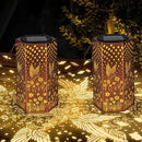 2 Pack Hummingbird Solar Lanterns Outdoor Waterproof - Birthday Gifts for Women, Men, Mom, Solar Lights Outdoor Hanging Garden Decor for Outside, Patio, Outdoor, Yard, Lawn, Balcony by CozyNest Decor