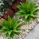 Artificial Agave Plants,Large UV Resistant Fake Agave Planters for Indoor and Outdoor Decorating Artificial Plants for Outdoors Fake Plants (2Pack, 18" by GreenHaven Gardens