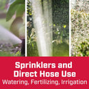 Chapin 4720 2-Gallon HydroFeed in-Line Fertilizing Injection System for Sprinklers and Direct Hose Use, 1-Pack, Translucent White by GreenHaven Gardens