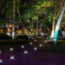 K.E.J. Solar Ground Lights 12 Pcs Disk Lights Outdoor - Waterproof In-Ground Lights,Solar Landscape Lighting as Valentine's Day Decorations Outdoor for Garden Pathway Yard Deck Walkway Driveway by GreenHaven Gardens