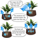 Plant Self Watering Globes Bulbs Planter Insert Automatic Plastic Watering Devices Plant Waterer Spikes for Indoor Outdoor,Self Irrigation System Lasts for One Week by GreenHaven Gardens
