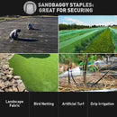 Sandbaggy 1000 Count 6" Landscape Staples | Industrial Grade 11 Gauge Steel | Great for Securing Landscape Fabrics, Erosion Control Matting, Bird Netting & Etc |Trusted by Farmers Across USA by CozyNest Decor