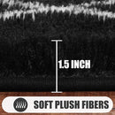 ONASAR 6x9 Area Rugs for Living Room Bedroom, Washable Large Fluffy Black and White Throw Rug, Geometric Soft Plush Shaggy Floor Carpet for Nursery Kids Girls Boys Teen Dorm Home Decor Aesthetic by TinyTreasures Baby Boutique