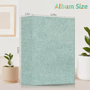 Popotop Photo Album 4x6 100 Pockets for Wedding Gifts,Linen Hardcover Picture Albums for Family Anniversary Baby Vacation Pictures by TinyTreasures Baby Boutique