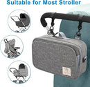 Accmor Stroller Organizer, Universal Stroller Organizer with Insulated Cup Holder Pocket, Dual Purpose Large Capacity Stroller Bag Caddy, Stroller Accessories Fits for Uppababy, Doona, Nuna Strollers by TinyTreasures Baby Boutique