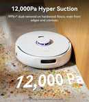 NARWAL Freo Z Ultra Robot Vacuum and Mop Combo, Dual RGB Cameras and Chips, AI Avoidance, 12000Pa Suction, Real-Time Decisions, Adaptive Hot-Water Self Wash & Self Emptying, Pet Hair, Quiet, White by CozyNest Decor