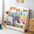 TOETOL 5-Tier Kids Bookshelf - Toddler Book Display Shelves for Classrooms, Playrooms, and Nursery - Wooden Children Book Rack (White) by TinyTreasures Baby Boutique