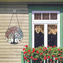 Tree of Life Garden Sun Catcher, Stained Glass Window Hanging, Suncatchers for Windows Hanging, for Friends, Family, and Women 6.31 * 6.31 by GreenHaven Gardens