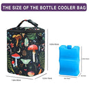 Breastmilk Cooler Bag with Ice Pack Fits 4 Baby Bottles Up to 9 Ounce Insulated Baby Bottle Bag Breast Milk Cooler on The Go with Strap Baby Bottle Cooler Bag for Nursing Mom Daycare or Travel by TinyTreasures Baby Boutique