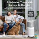 CleanForce Air Purifier for Large Rooms Up to 2550 ft², H13 HEPA Air Cleaner with Sleep Mode, Ideal for Home and Offices, Alexa Compatible, Removes Dust, Allergens, and Odors, Gray, New Edition by TinyTreasures Baby Boutique