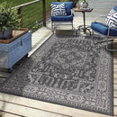 Keen Home Design Terrace Outdoor Area Rug - 5x8 Washable Indoor/Outdoor Rug for Patio, Kitchen, Balcony, Beach, Garden, Deck and Porch, Size: 5'3"x7'7" by CozyNest Decor