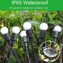 6-Pack Solar Garden Lights, 48 LED Solar Lights Outdoor for Garden Decor, Waterproof Firefly Light Outdoor (Sway by Wind), Swaying Light for Outside Yard Pathway Landscape Decorations (Cool White) by GreenHaven Gardens