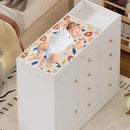 Changing Table Dresser with Drawers,Modern Baby Dresser with Changing Table Top for Nursery,Diaper Changing Station Organizer for Infants Newborn,White by TinyTreasures Baby Boutique