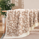 NEXHOME PRO Leopard Soft Blanket Twin Size, Fuzzy Throw Blanket for Couch Bed Sofa Picnic, Knit Blankets for Women Gifts Beige 60 x 80 inches by TinyTreasures Baby Boutique